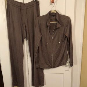 Lafayette 148 Brown Track Suit